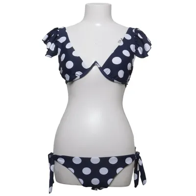 Bikini (Blue, White) from Hibikini Elastane, Polyamide