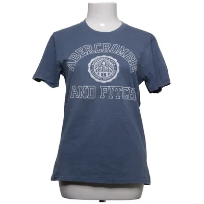 T-shirt (Blå) från Abercrombie & Fitch Bomull, Polyester