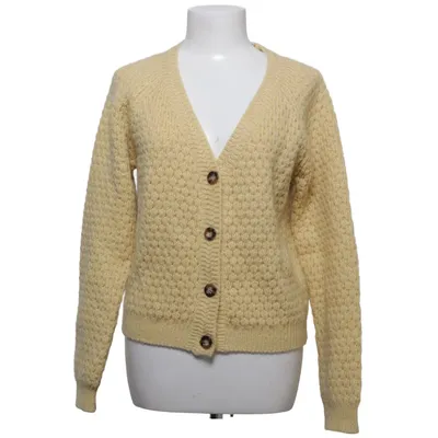 Cardigan (Jaune) de Rules by Mary Acrylique, Mohair, Laine