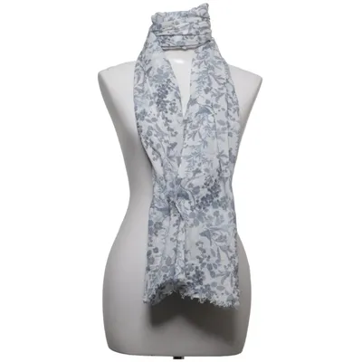 Sjal (Blå, Hvid) fra Laura Ashley Modal, Viscose