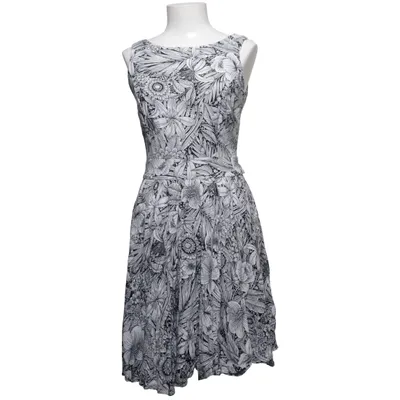 Klänning (Svart, Vit, Flerfärgad) från Lady Vintage Bomull, Polyester