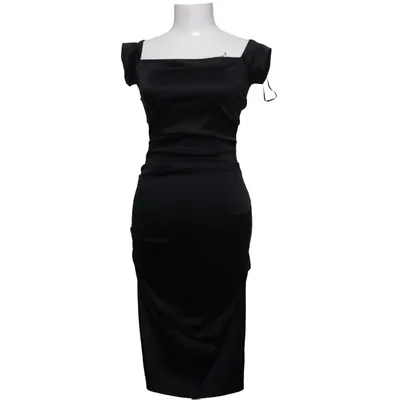 Robe de cocktail (Noir) de Issue Acétate, Élasthane, Polyamide, Polyester