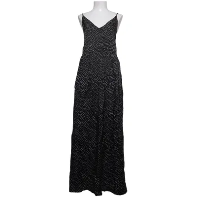 Maxi jurk (Zwart, Wit) van Arket Cupro, Viscose