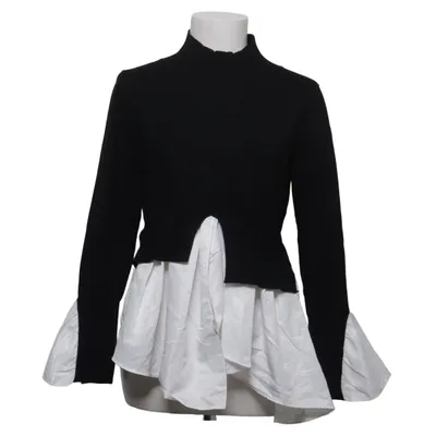 Top (Black, White) from Luzabelle Acrylic, Cotton, Polyester