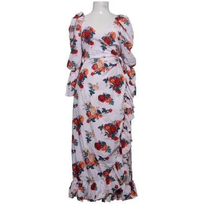 Robe portefeuille (Blanc, Multicolore) de Lady Plus