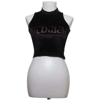 Crop top (Sort) fra Von Dutch Polyester