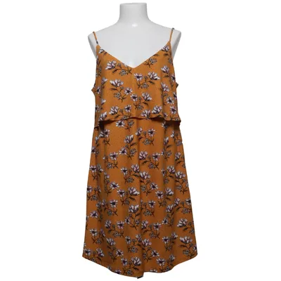 Dress (Yellow, Multicolored) from Mango Elastane, Polyester