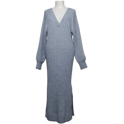 Kleid (Blau) von H&M Acryl, Polyester, Wolle