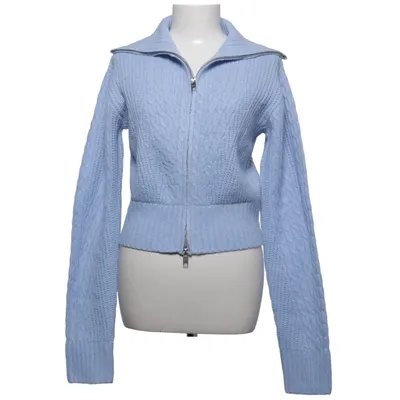 Kofta (Tight Zip Cable Knit Cardigan) från Nelly Elastan, Polyester