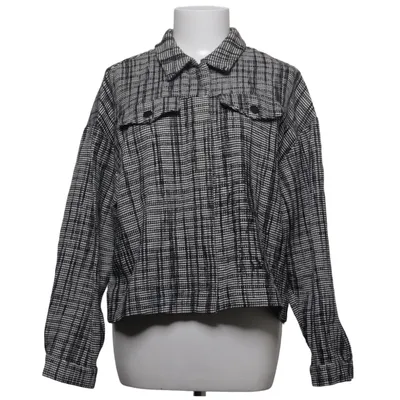 Overshirt (Black, White) from Visual Clothing Project Acrylic, Cotton, Polyester, Viscose