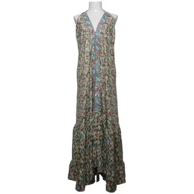 Robe longue (Marron, Turquoise, Multicolore)
