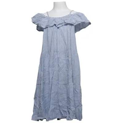 Klänning (Blå, Vit) från Lindex Kids Linne, Viskos