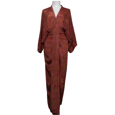 Långklänning (Brun, Rosa, Flerfärgad) från Sissel Edelbo