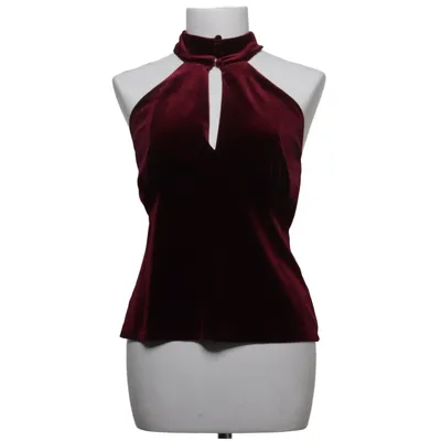 Halter neck top (Red) from Topshop Elastane, Polyester