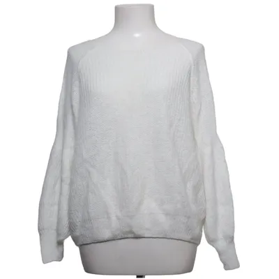 Pull-over (Blanc) de Mazing Acrylique, Mohair, Polyamide