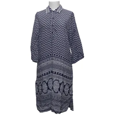 Blousejurk (Blauw, Wit) van Miss Maya Viscose