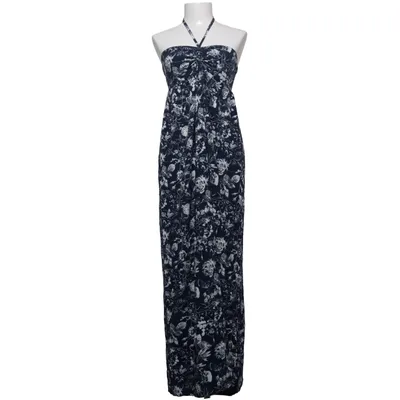 Robe longue (Bleu, Blanc) de JC Viscose