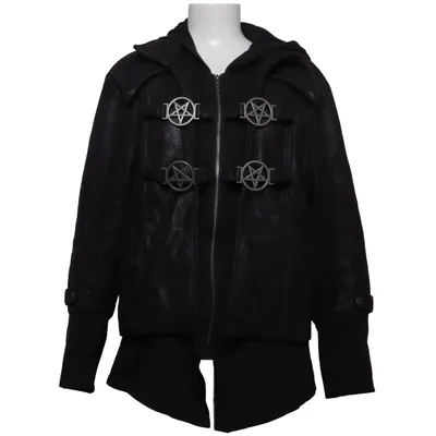 Jacket (Black) from Killstar Polyester, Polyurethane