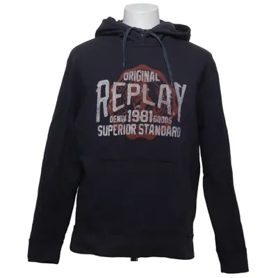 Capuchon sweater (Blauw) van Replay Katoen
