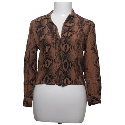 Bluse (Brun, Sort) fra Topshop Petite Viscose