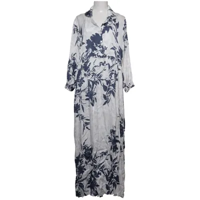 Robe chemise (Blanc, Bleu) de Funky Staff Viscose