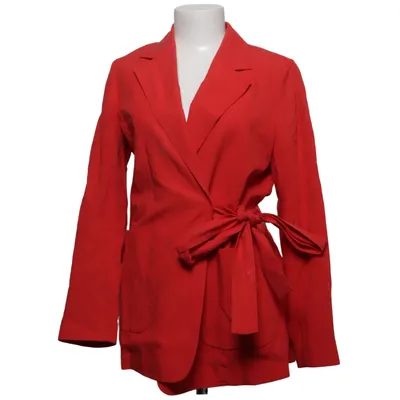Blazer (Rot) von Scotch & Soda Elasthan, Leinen, Lyocell, Polyester
