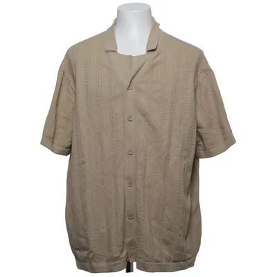Kortærmet skjorte (Beige) fra Jack & Jones Originals Bomuld