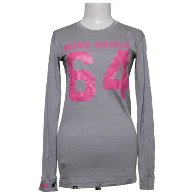 Unterziehshirt (Grau, Pink) von Mons Royale Merinowolle