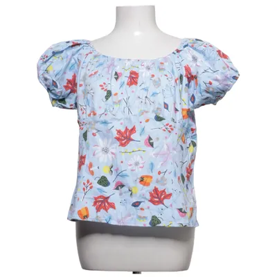 Top (Blå, Flerfarvet) fra Pinup Couture Bomuld, Elastan