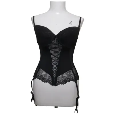 Corset (Noir) de Gorteks Coton, Élasthane, Polyamide, Polyester
