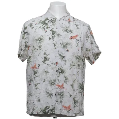Chemise à manches courtes (Blanc, Vert, Orange) de Denim & Flower Viscose