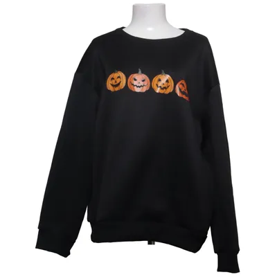 Sweatshirt (Noir, Orange)
