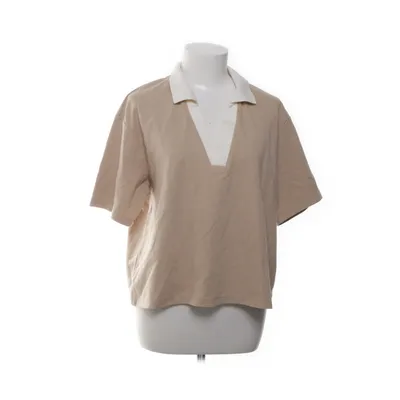 Pikétröja (Beige, Vit) från Ichi Bomull, Elastan