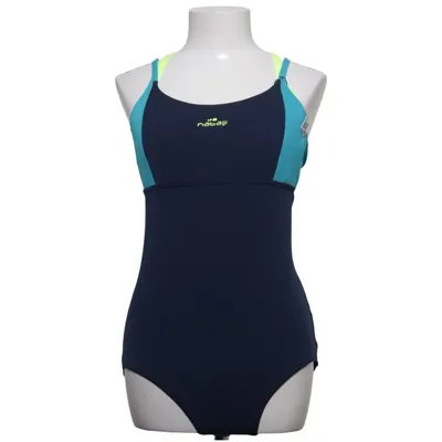 Badedragt (Blå, Grøn) fra Decathlon Polyamid, Polyester