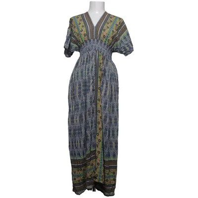 Robe longue (Bleu, Vert, Marron) de Sweet Girl Coton, Polyester