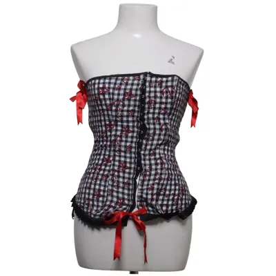 Corset (Noir, Blanc, Rouge) de Criminal Damage Coton