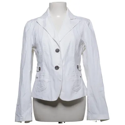 Blazer (White) from Marc Cain Sports Cotton, Elastane, Polyamide, Polyurethane