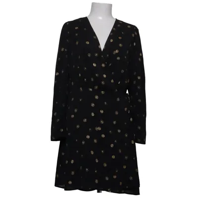 Wrap dress (Black, Gold) from & Other Stories Polyester