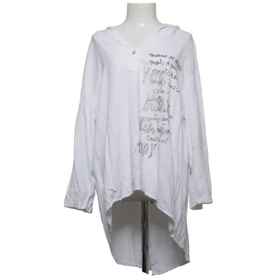 Hood dress (White) from Pink Elastane, Viscose