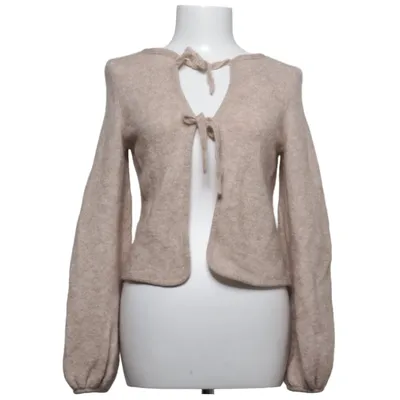 Cardigan (Beige) de La Maille Sézane Élasthane, Laine de mouton, Mohair, Polyamide