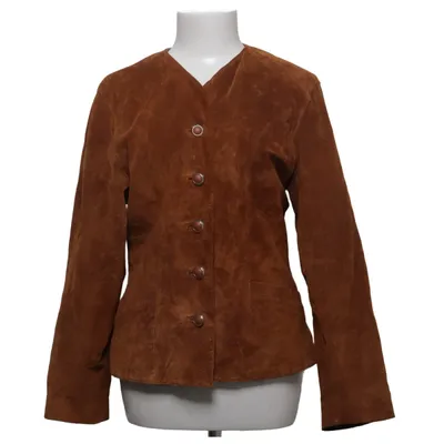 Leather jacket (Brown) from Hollies Leather, Polyester
