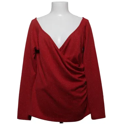Topp (Röd, Vit) från Voodoo Vixen Elastan, Polyester, Viskos