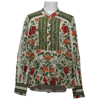Blouse (White, Multicolored) from Farm Rio Cotton, Viscose