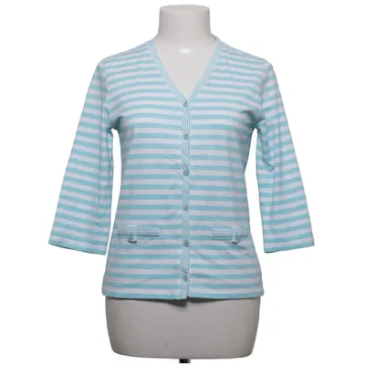 Cardigan (Blauw, Wit) van Le Tricot Perugia Katoen, Elastaan