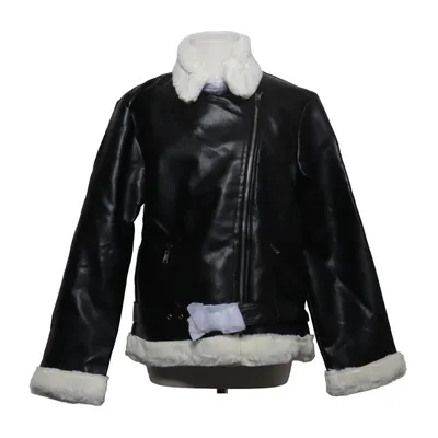 Shearling jacket (Black, White) from Parisian Cotton, Polyurethane