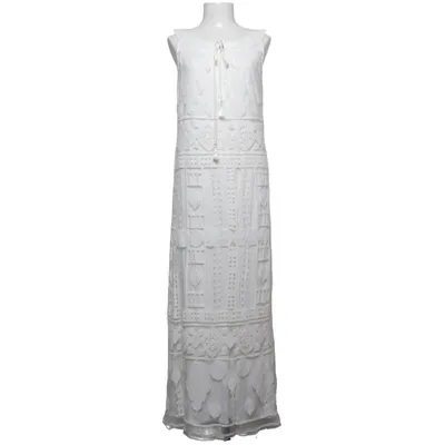 Maxikjole (Hvid) fra Laurèl Polyamid, Viscose