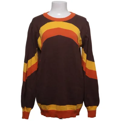 Trui (Bruin, Oranje, Geel) van Oxknit Katoen