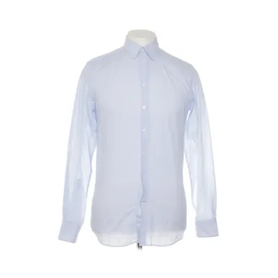 Shirt (Blue, White) from Bogie Cotton, Polyester