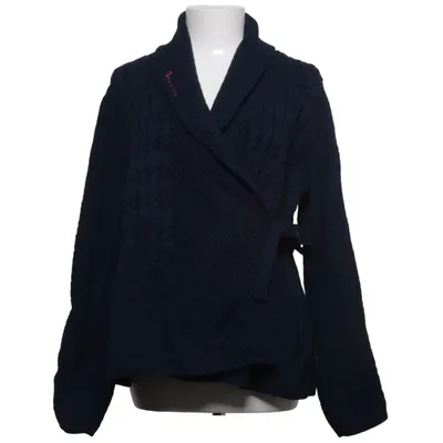 Cardigan cache-cœur (Bleu) de Bondelid Acrylique, Coton