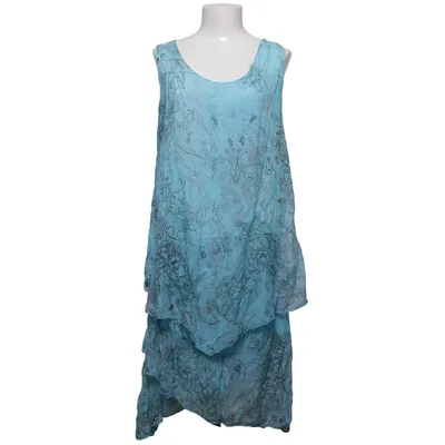 Kjole (Blå) fra Liberty Woman Elastan, Silke, Viscose
